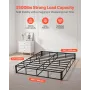 Boks Spring Queen Size Bed Frame med stofstøj 79,1L x 59,6W x