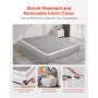 Boks Spring Queen Size Bed Frame med stofstøj 79,1L x 59,6W x