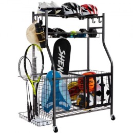 Sportsudstyr garage arrangør ball opbevaring rack sport gear legetøj opbevaring