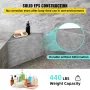 Tile Shower Seat, 22.4" x 16" x 20" Ready To Tile Shower Seat, Factory Waterproof & 100% Leak Proof Tileable Shower Corner Seat,