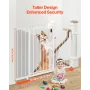 Baby Gate 26-48 inches Justerbar bredde 36 tommer høj hundeport