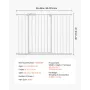 Baby Gate 26-48 inches Justerbar bredde 36 tommer høj hundeport