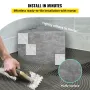 Tile Shower Seat, 22.4" x 16" x 20" Ready To Tile Shower Seat, Factory Waterproof & 100% Leak Proof Tileable Shower Corner Seat,