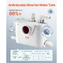 Macerator Pump, 500W, 110 L/min(29 GPM) Flow, 26 ft/8 m Head, Macerator Sewerage Toilet Pump with 4 Water Inlets, Waste Water Di