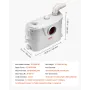 Macerator Pump, 500W, 110 L/min(29 GPM) Flow, 26 ft/8 m Head, Macerator Sewerage Toilet Pump with 4 Water Inlets, Waste Water Di