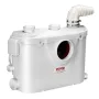 Macerator Pump, 500W, 110 L/min(29 GPM) Flow, 26 ft/8 m Head, Macerator Sewerage Toilet Pump with 4 Water Inlets, Waste Water Di