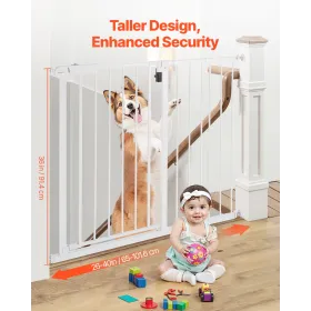 Baby Gate 26-40 tommer Justerbar bredde 36 tommer høj hundeport