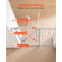 Baby Gate, 26-40 Inches Adjustable Width, 36 Inches High Dog Gate, Easy Step Walk Thru, for Child Pet Security, Pressure Mount K