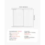 Baby Gate 26-40 tommer Justerbar bredde 36 tommer høj hundeport