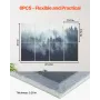 8 Pack Art Acoustic Panels, 63 x 23.62 x 0.4 inch Soundproof Wall Tiles, Self Adhesive Decorative Sound Dampening Absorbing Boar