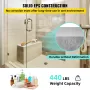 Tile Shower Seat, 38.2" x 11.4" x 20" Ready To Tile Shower Seat, Factory Waterproof & 100% Leak Proof Tileable Shower Corner Sea