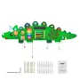 Dinosaur Activity Wall Busy Board Panels, 11 Activities, Montessori Sensory Wall Toy for Kids 3-12 Years, Montessori Learning Ac