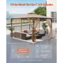 Udskiftning Mesh Gazebo Netting Screen til 10x12x7,3 ft Patio