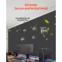 18 Pack Acoustic Panels with Self Adhesive, 11.8 x 11.8 x 0.4 inch Sound Proof Foam Panels, Polyester Fiber Soundproof Wall Pane