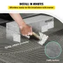 Tile Shower Seat, 38.2" x 11.4" x 20" Ready To Tile Shower Seat, Factory Waterproof & 100% Leak Proof Tileable Shower Corner Sea