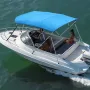 4 Bow Boat Bimini Tops 96 "LX (73" -78 ") W x 54" H Markise