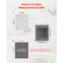 Returluftfiltergitter passer W20 x H25 tommer kanal