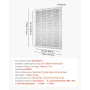 Returluftfiltergitter passer W20 x H25 tommer kanal