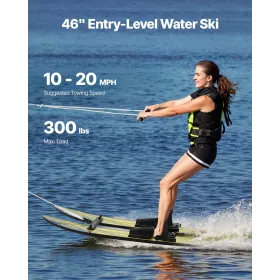 116,8 cm vandski combo træning vandski med X-7 justerbare bindinger