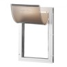 Pet Door for Door with Lock andÂ Magnetic Flap System Aluminum Frame M
