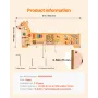 Puppy Activity Wall Busy Board Panels, 12 Activities, Montessori Sensory Wall Toy for Kids 3-12 Years, Montessori Learning Activ
