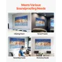 6 Pack Art Acoustic Panels, 70.87 x 47.24 x 0.4 inch Soundproof Wall Tiles, Self Adhesive Decorative Sound Dampening Absorbing B