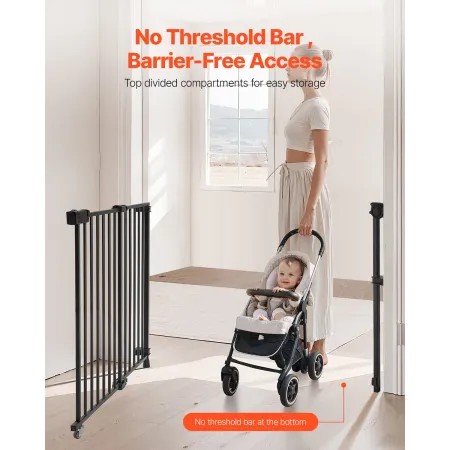 Baby Gate 29,5-43 tommer Justerbar bredde 28 tommer høj