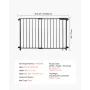 Baby Gate 29,5-43 tommer Justerbar bredde 28 tommer høj