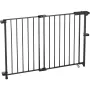Baby Gate, 29.5-43 Inches Adjustable Width, 28 Inches High Dog Gate, No Threshold Bar, Easy Step Walk Thru, for Child Pet Securi