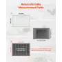 Returluftfiltergitter passer W30 x H20 tommer kanal åbning af