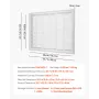 Return Air Filter Grille, Fits W30 x H20 Inch Duct Opening, Filter Not Included, Return Air Vent Cover for Wall, Powder-Coated S