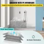 Tile Shower Seat, 47.2" x 16" x 20" Ready To Tile Shower Seat, Factory Waterproof & 100% Leak Proof Tileable Shower Corner Seat,