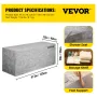 Tile Shower Seat, 47.2" x 16" x 20" Ready To Tile Shower Seat, Factory Waterproof & 100% Leak Proof Tileable Shower Corner Seat,