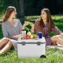 Bærbar køler 45 Qt Wheeled Cooler 64 kan kapacitet med kopholder