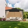Gazebo Privacy Curtain 13 'x 10' x 7 'Vandtæt lysthus gardiner