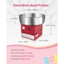 Kommerciel bomuldsgodteri -maskine Sugar Floss Maker 1000W til