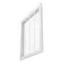 Return Air Filter Grille, Fits W20 x H20 Inch Duct Opening, Filter Not Included, Return Air Vent Cover for Wall, Powder-Coated S