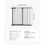 Baby Gate 26-40 inches Justerbar bredde 36 tommer høj hundeport