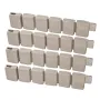 Faux Stone Landscape Edging, 47.2 x 9 in Realistic Lawn Edging, Flexible Brick-Sized Garden Edging Border with Anchoring Spikes,