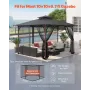 Udskiftning Mesh Gazebo Netting Screen til 10x10x 6,7 ft Patio