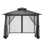 Udskiftning Mesh Gazebo Netting Screen til 10x10x 6,7 ft Patio