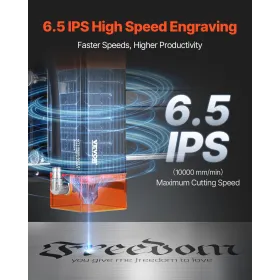 Lasergraver lasergraveringsmaskine 10W komprimeret spot øjenbeskyttelse