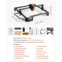 Laser Engraver, 10W Output, Laser Engraving Cutter Machine, 14.9 x 15.7 in/38 x 40 cm Working Area, 10000 mm/min Movement Speed,