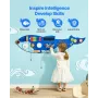 Orca Activity Wall Busy Board Panels, 12 Activities, Montessori Sensory Wall Toy for Kids 3-12 Years, Montessori Learning Activi