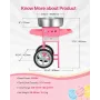 Commercial Cotton Candy Machine med Cart Sugar Floss Maker