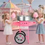 Commercial Cotton Candy Machine med Cart Sugar Floss Maker