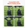 Trailer Jack Blocks, 6" High Heavy Duty RV Leveling Blocks, Each with 6000 lbs Capacity, as RV Jack Stand, Stool, Camper Accesso
