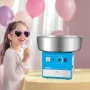 Electric Cotton Candy Machine, 1000W Commercial Candy Floss Maker with 52cm in Stainless Steel Bowl, Sugar Scoop, and Drawer, Ea