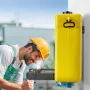 Portable Eye Wash Station 53L/14 Gal, OSHA-Approved Eyewash Station Wall-Mounted/On Flat Surface, Emergency Eye Wash Unit with 2