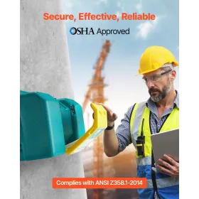 Bærbar øjenvaskstation 8-Gallon OSHA-godkendt nødsituations Eyewash Station